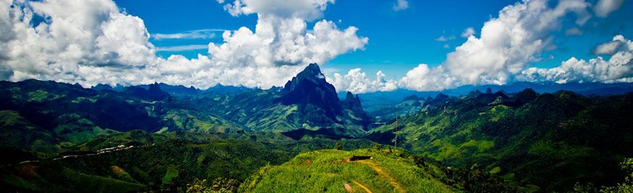 Astonishing views in mountainous Northern-Laos
